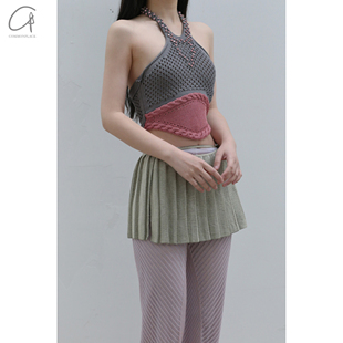 common 80%OFF 爱心镶钻挂脖背心 KNITS place NAN