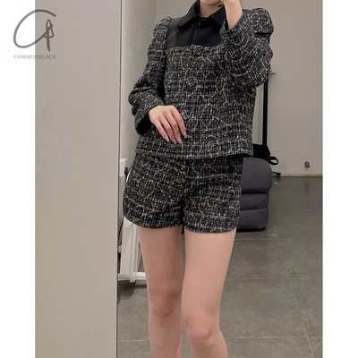 SHUSHUTONG侧开叉休闲裤