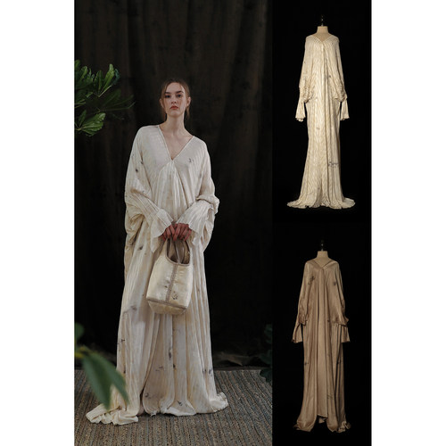 Mutedance  印染桑蚕丝连衣裙系列