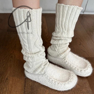 SWAYING commonplace品牌集合店 粗支钩针勃肯鞋