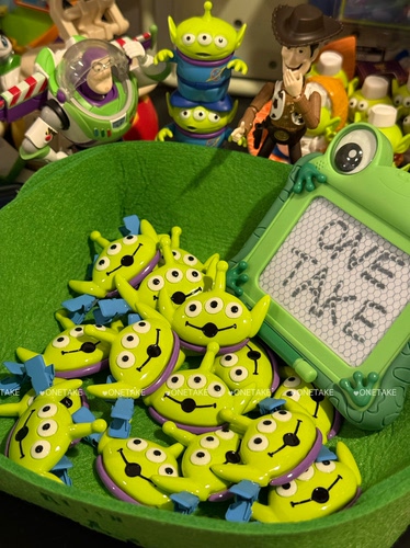 玩具总动员toystory三眼仔玩具发夹侧边家刘海夹可爱发饰泰国版