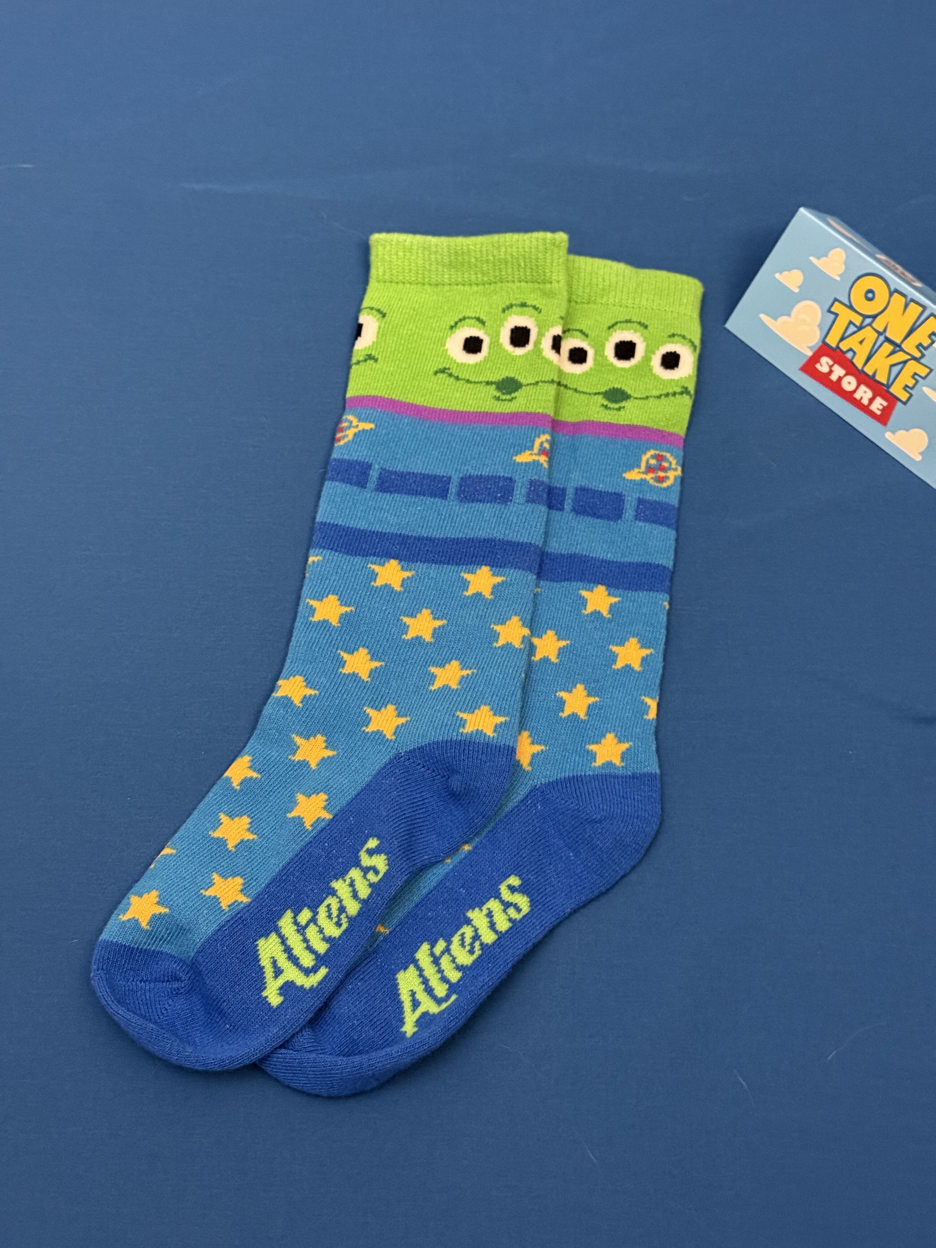 3双包邮现货玩具总动员三眼仔儿童成人袜子中筒袜小腿袜