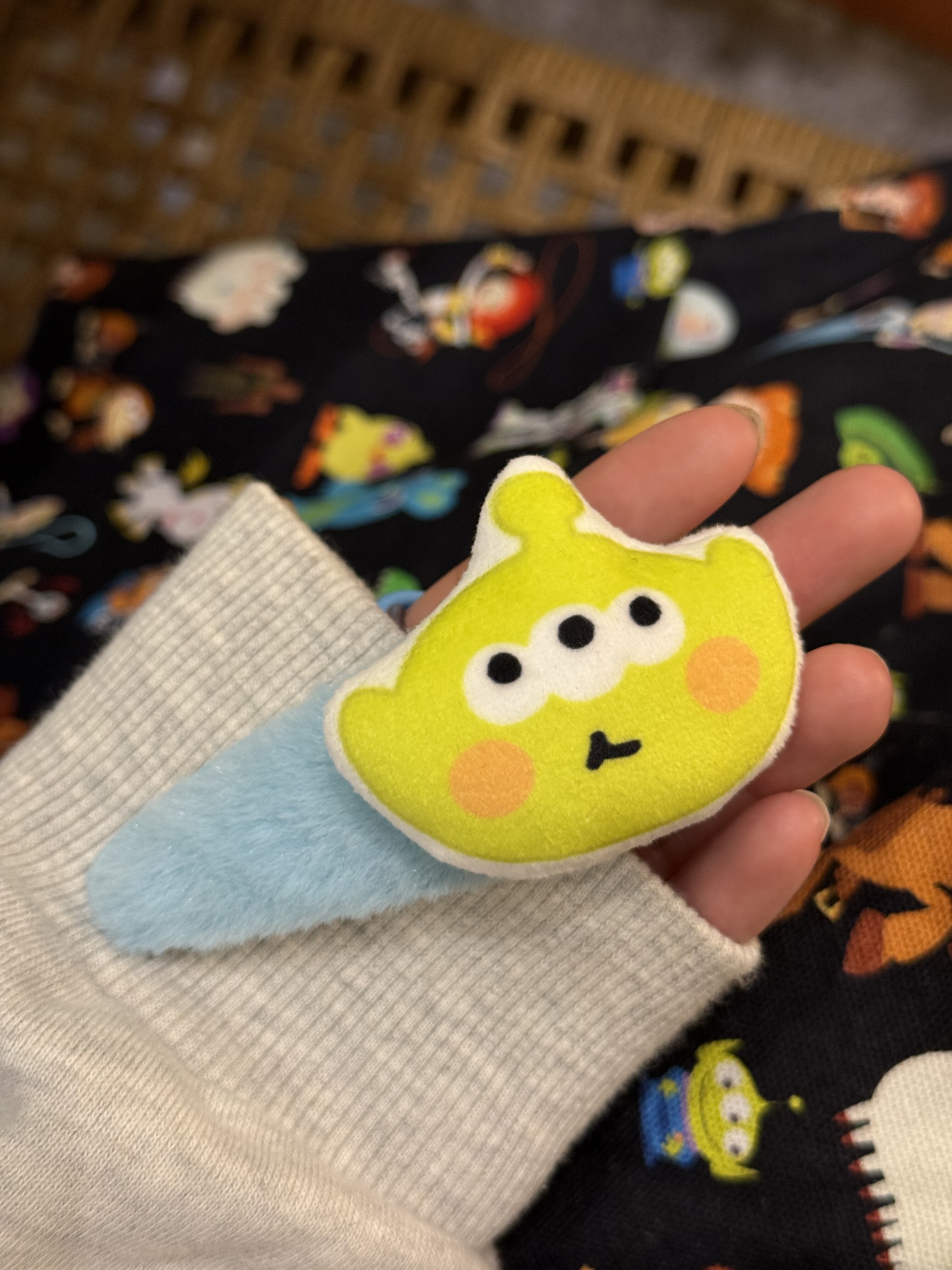 原创玩具总动员三眼仔可爱发夹刘海夹侧边夹毛绒发夹