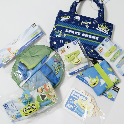泰国minimono玩具总动员toystory三眼仔巴斯光年购物袋洗漱袋发夹