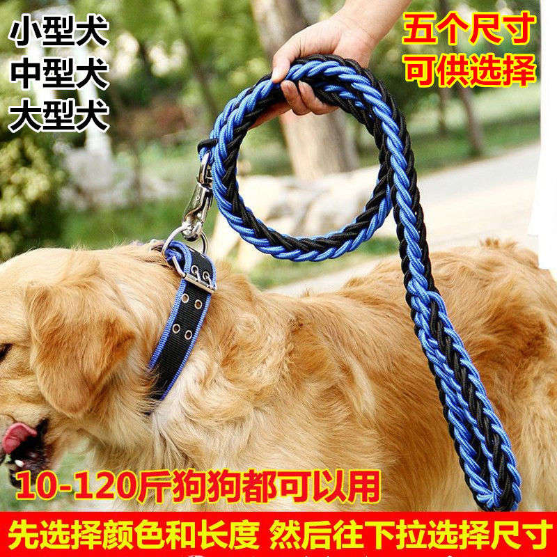 宠物项圈狗链加粗遛狗绳子狗狗P绳大狗牵引绳子小型犬大型犬金毛