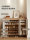 Мебель для дома Lin's home furniture hot style 2025 новый шкаф для обуви у входа в дом шкаф для хранения обуви, встроенный в стену стеллаж для обуви у входа mini 1