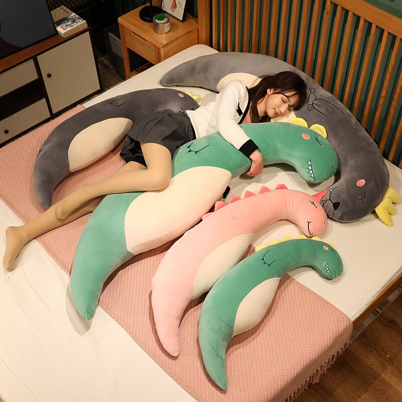 海马恐龙海狮长条抱枕女生睡觉抱