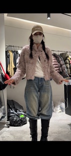 2026新款女装时尚气质百搭显瘦小湖羊皮毛一体外套