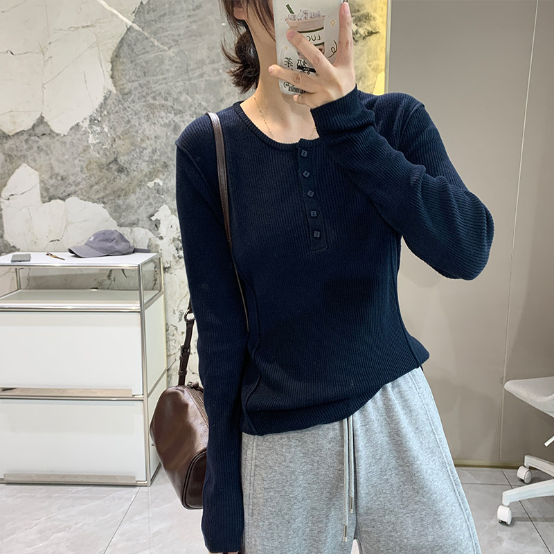 羊毛柔软圆领长袖针织衫女秋冬保暖弹力百搭打底衫显瘦亲肤内搭,女装/女士精品,T恤,淘宝优惠券,粉丝福利购,淘宝优惠卷