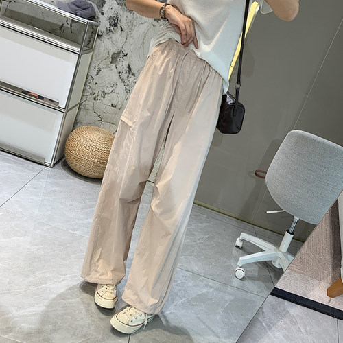 夏季高倍防晒瞬凉高弹工装裤女