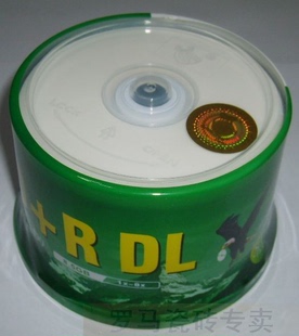 8.5G 可打印 50片桶装 DL空白刻录盘 DVD 香蕉 罗马光盘