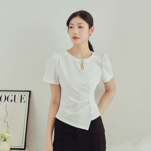 减龄显瘦 气质时尚 MIXMAX休闲百搭T恤2025夏季 新款