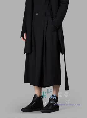 走秀同款立体暗黑发型师八分裤