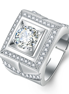 纪念科高比篮球戒指篮球军冠满钻群镶黑曼巴戒指坚持永恒钻戒