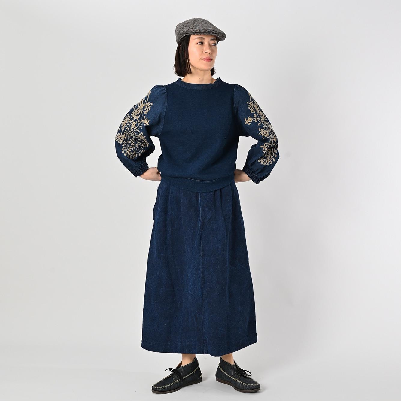 45R 里毛袖子刺绣保暖简约时尚卫衣衬衫 2月新品日本正品