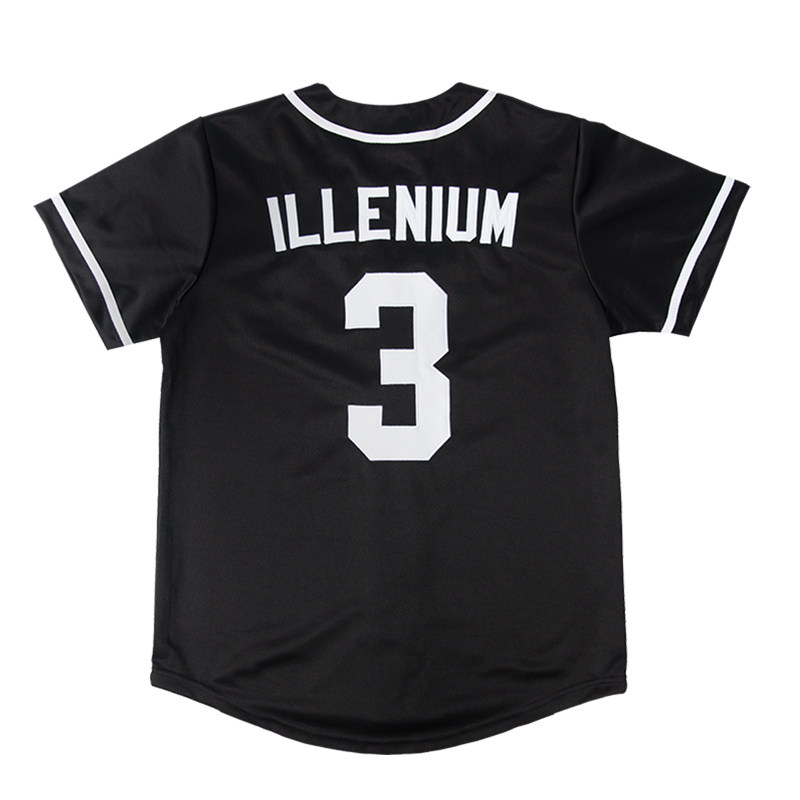ILLENIUM PHOENIX SON 탑 100 DJ 의류 야구 정장 반팔 카디건 디스코 의류 EDC 전자 음악 축제