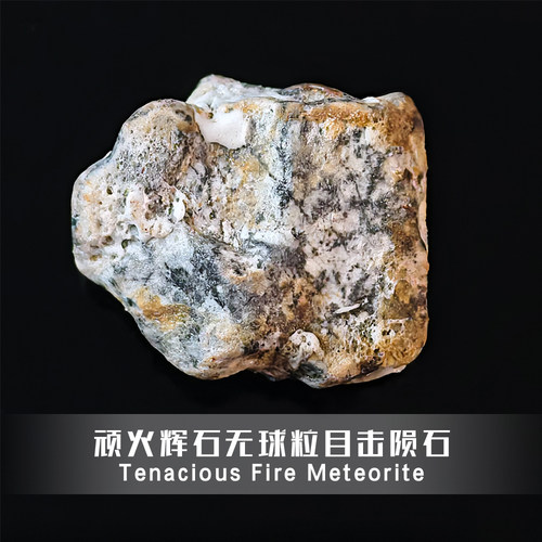 天然摩洛哥目击顽火辉石无球粒陨