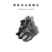 俄罗斯天然阿林铁陨石吊坠Sikhote Alin目击坠落镍铁陨石天铁标本