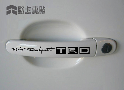 trd门把手遮划痕改装车贴