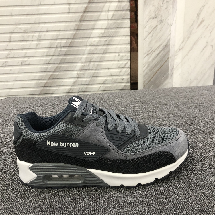 慢跑鞋男鞋2025春夏新款990气垫跑步运动鞋厚底减震网面透气 减震