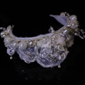 新娘韩式 气质蕾丝水晶珍珠婚纱配饰高级感皇冠09