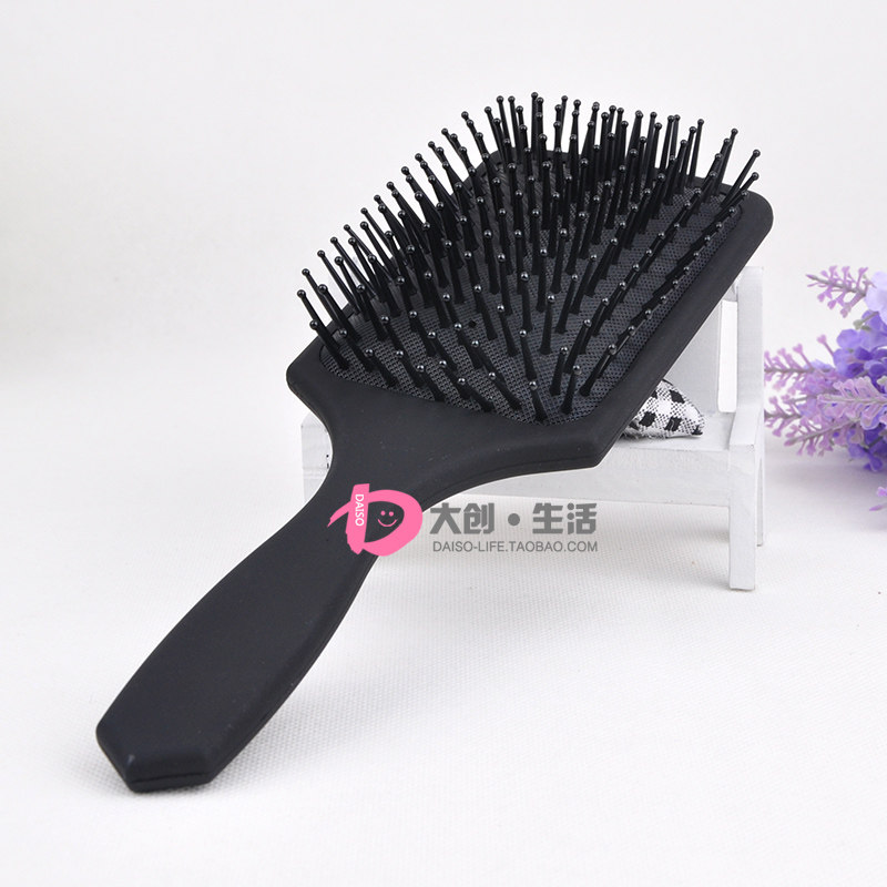 日本大创DAISO 按摩气囊梳子木梳大板卷发造型化妆梳大号气垫梳,家庭/个人清洁工具,梳子/化妆梳/按摩梳,淘宝优惠券,粉丝福利购,淘宝优惠卷