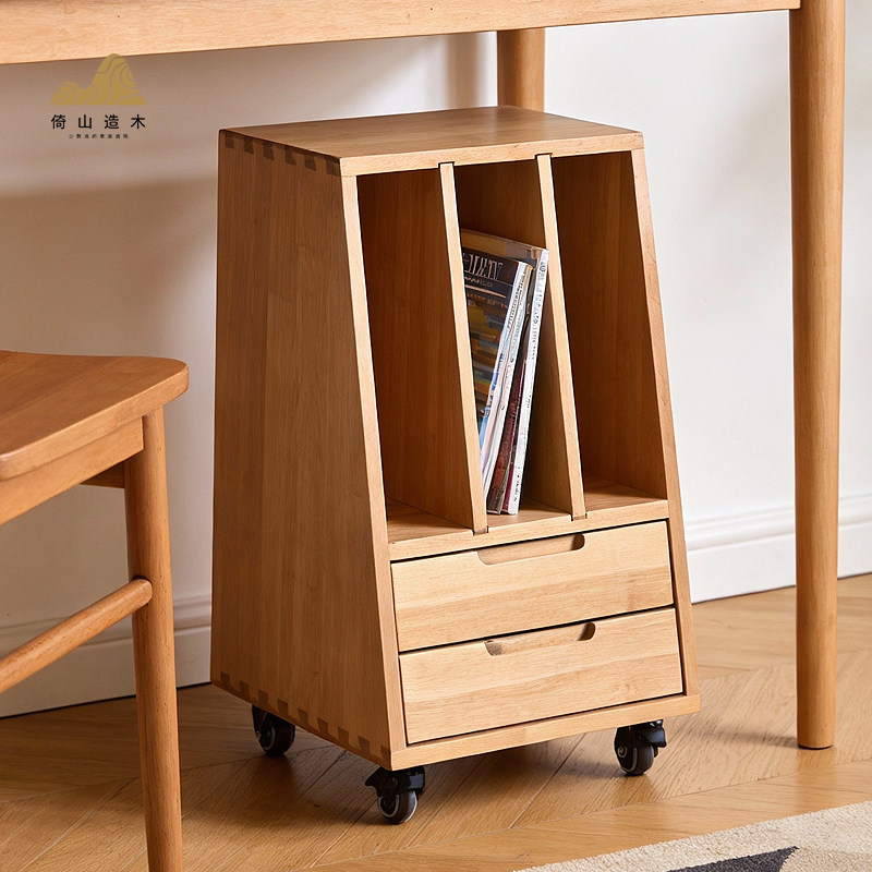 书房可移动文件柜桌下柜书桌收纳柜办公柜客厅实木边柜写字桌底下,住宅家具,可移动边柜,淘宝优惠券,粉丝福利购,淘宝优惠卷