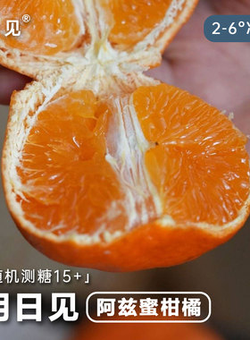 池见 四川明日见柑橘皮薄紧脆酸甜化渣饱满多汁日引新品种阿兹蜜
