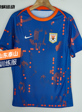 SFS耐克Nike 2025山东泰山赛前球员训练服短袖足球服 IB3665-463