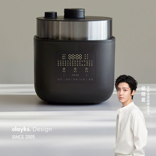 olayks立时0涂层智能变压电饭煲家用4L大容量多功能高压力电饭锅