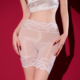 6D无缝马油蕾丝短裤 女 超薄透视性感内裤 打底裤 女油亮丝滑开档大码