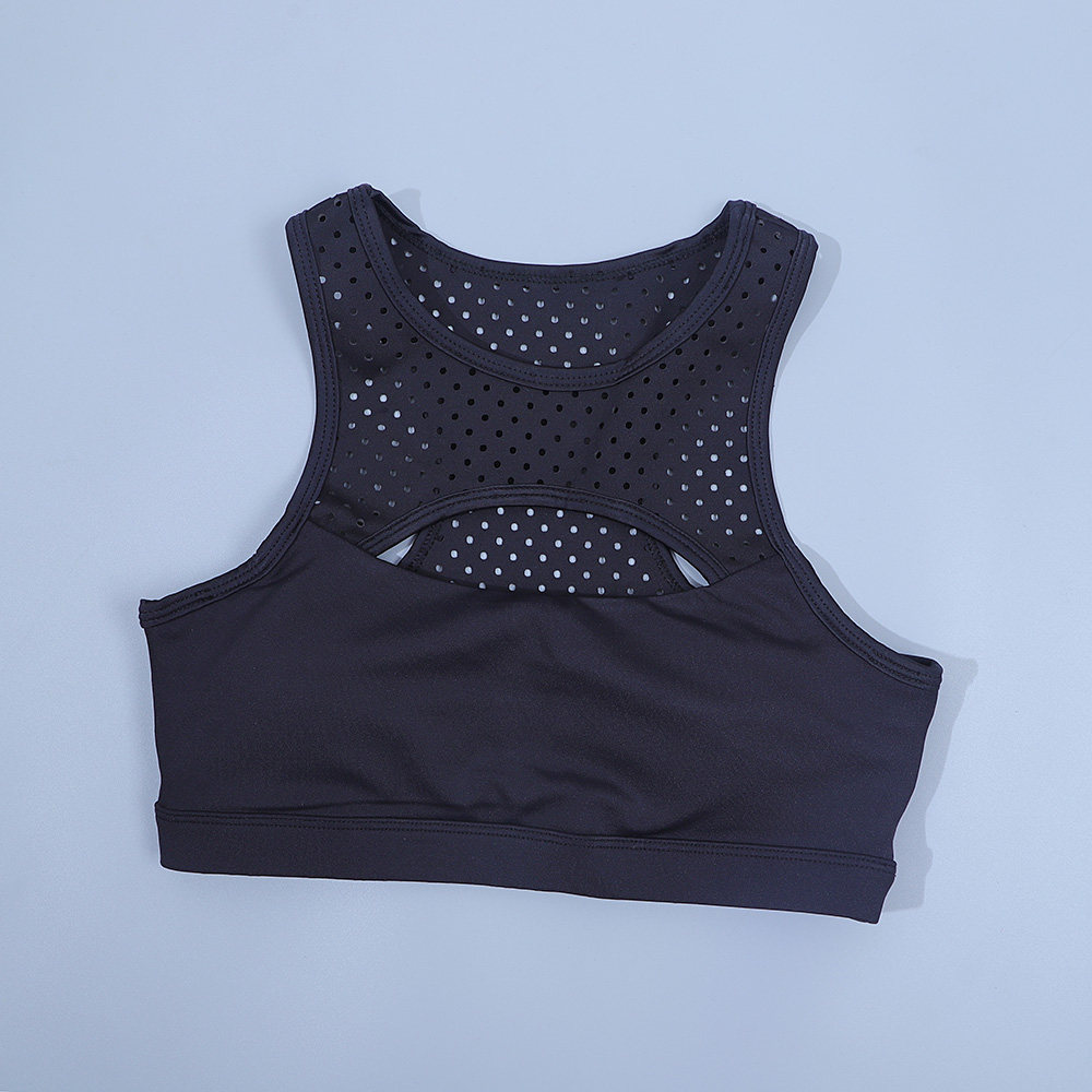 性感镂空运动内衣女欧美辣妹网红训练健身美背健身房专用瑜伽背心