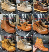 AJ空军复古板鞋 孤品处理水洗马皮牛皮鞋 靴固特异手工山脉真皮男鞋