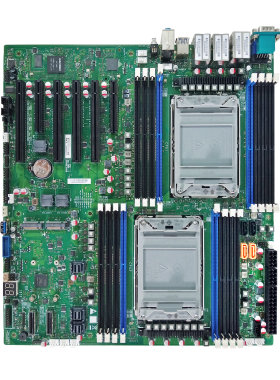国产兆芯40000 32核双路服务器主板，主频2.5GHz