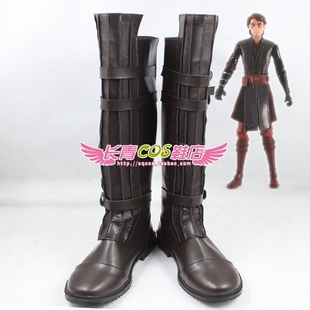 星球大战cos鞋定做天行者安纳金cosplay鞋来图定制