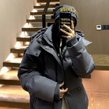 主推中性冬装美式加厚情侣连帽羽绒棉服外套面包服男女H910P138，男装棉衣，电商A341