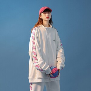 中性风 印花反光卫衣开衫夹克套装 衣货号H665 P65裤KH02 P55图片