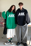 情侣装春装潮排扣印花连帽卫衣宽松嘻哈情侣卫衣H705P68男类，男装卫衣，电商A341