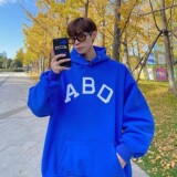 高街早秋连帽套头排扣情侣卫衣外套H701P68女类，女装卫衣/绒衫，电商A341