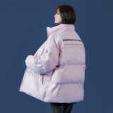 中性风印花情侣皮棉衣羽绒棉外套棉服H597P118女类，女装羽绒服，电商A341