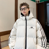 直播品质主推美拉德羽绒棉服加厚面包服棉衣连帽外套男H916P128，男装棉衣，电商A341