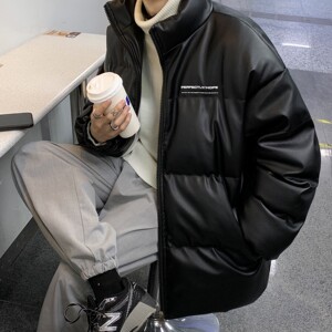 冬装 ins印花情侣皮棉衣羽绒棉外套加厚棉服 H597 P118 女类图片