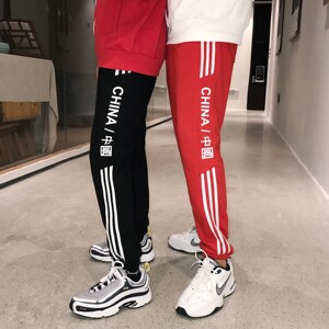 情侣装春装 情侣运动裤休闲裤 H382 P55配套衣货号H376 男类图片