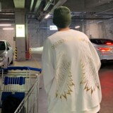 主推涅槃重生七彩烫金情侣卫衣外套大码H551P38男类，男装卫衣，电商A341