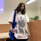 主推港风新品潮卡通动漫圆领情侣短袖T恤H709P35控48男类，男装T恤，电商A341