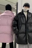 情侣装冬装印花情侣皮棉衣羽绒棉外套加厚棉服H597P118男类，男装棉衣，电商A341