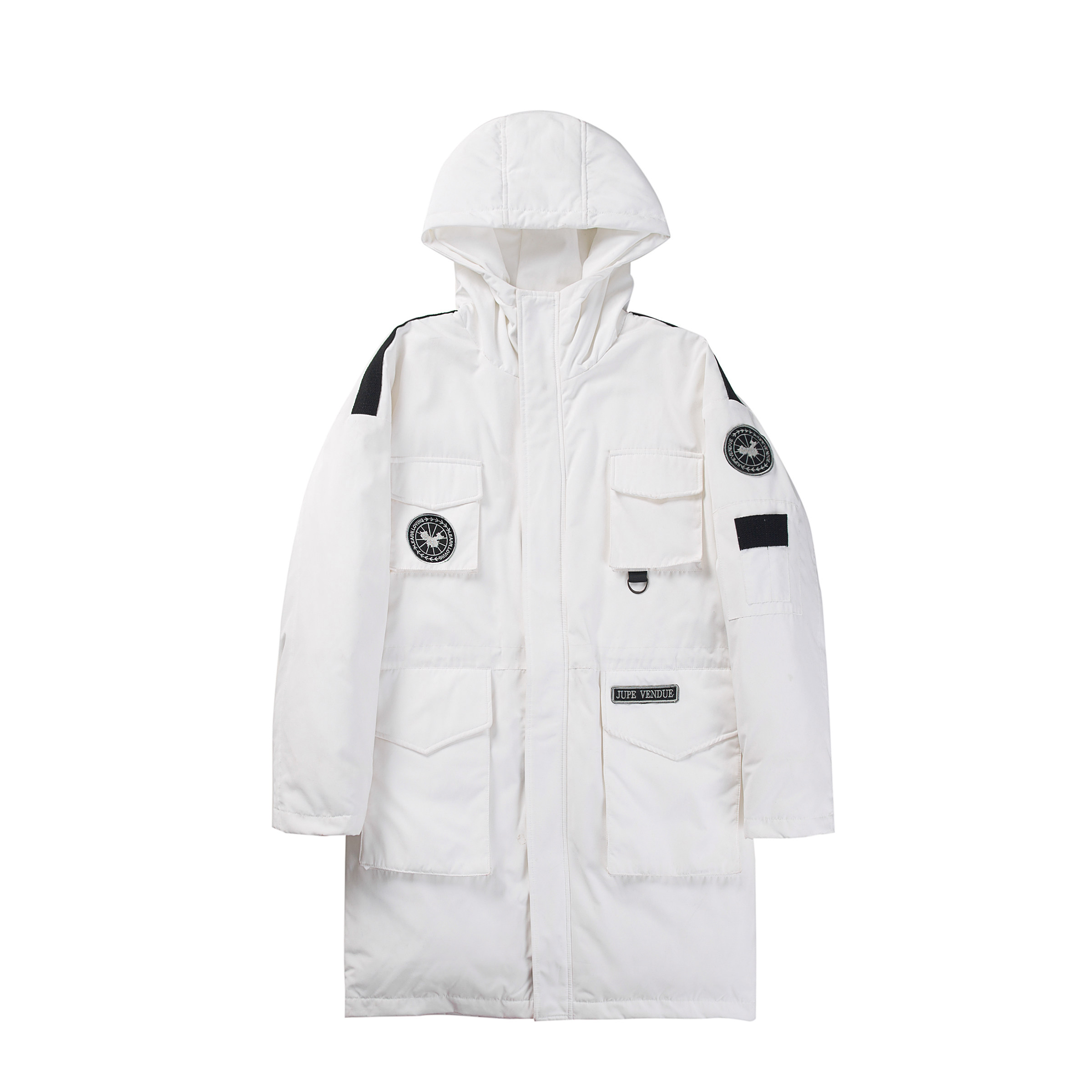冬装新品美式工装中长款棉服情侣连帽棉衣宽松外套男H915P168,男装棉衣,电商A341
