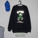 情侣装2021秋冬新款温变反光印花潮牌小熊情侣卫衣H652P45控58，女装卫衣/绒衫，电商A341