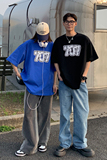 情侣装夏装腰果花印花情侣短袖T恤衫大码ins上衣H726P30男类，男装T恤，电商A341