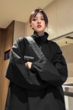 中性风冲锋衣骑行服半开领立领夹克户外机能风外套男女H872P78，男装夹克，电商A341